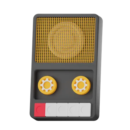 Tape Recorder  3D Icon