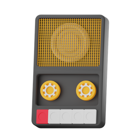 Tape Recorder  3D Icon