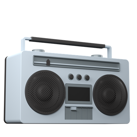 Tape Recorder  3D Icon