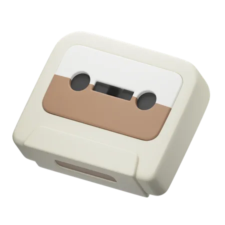 Tape Recorder Cassette  3D Icon