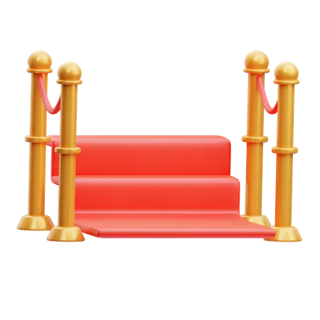 Tapis rouge  3D Icon