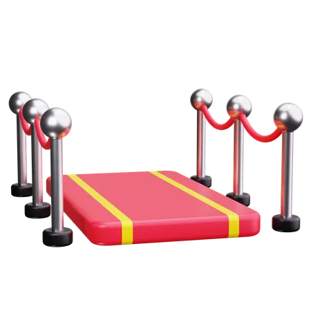 Tapis rouge  3D Icon