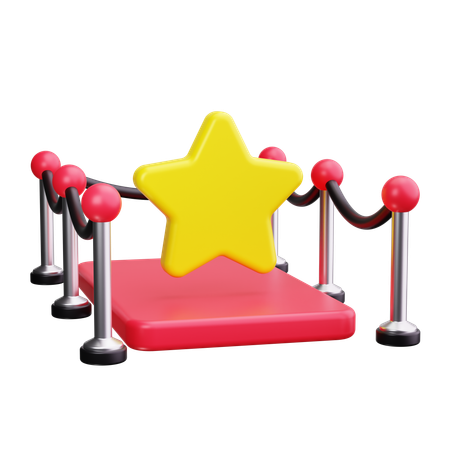 Tapis rouge  3D Icon