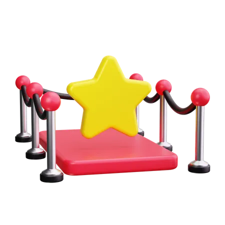 Tapis rouge  3D Icon