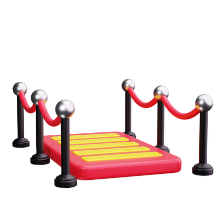 Tapis rouge  3D Icon