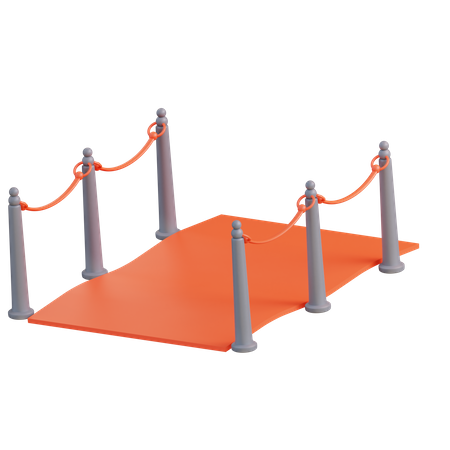 Tapis rouge  3D Icon