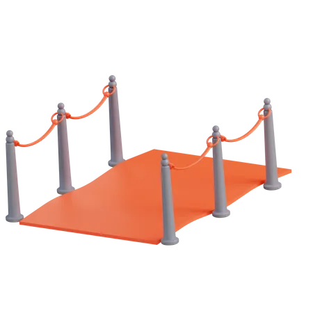 Tapis rouge  3D Icon