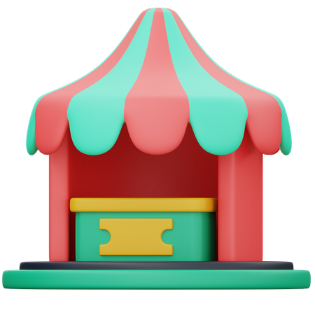 Taquilla  3D Icon