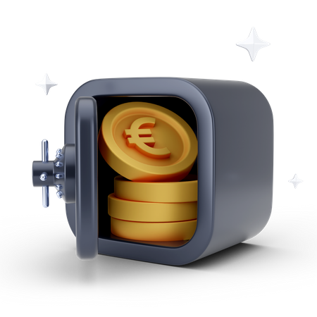 Casillero del euro  3D Icon