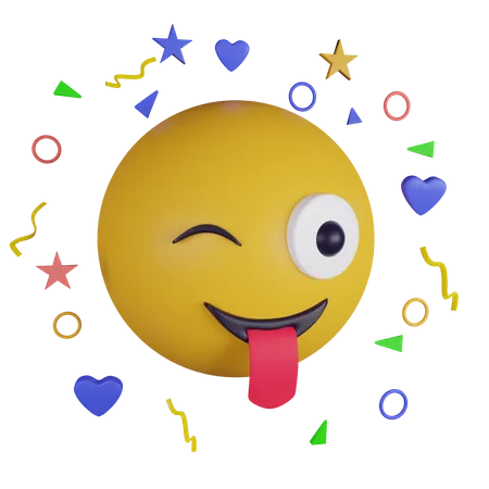 Emoji taquin  3D Icon