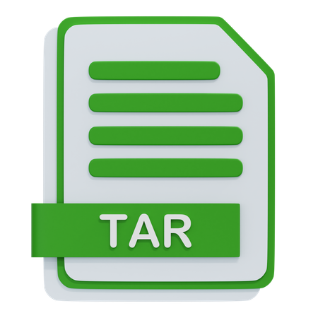 Tar-Datei  3D Icon