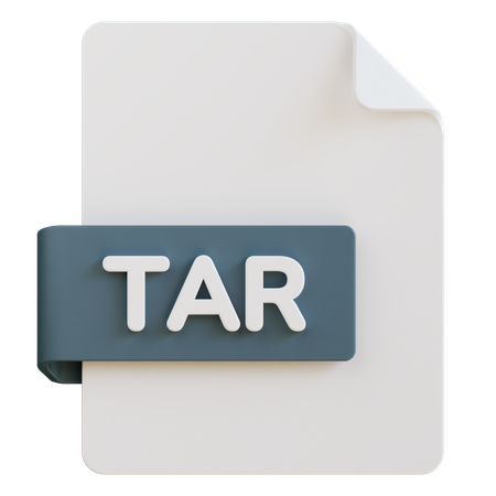 Tar File  3D Icon