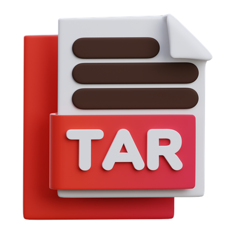 Tar File  3D Icon