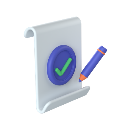 Asignación de tareas  3D Icon