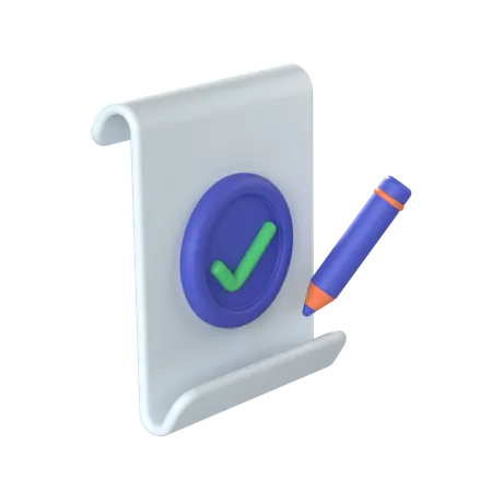 Asignación de tareas  3D Icon