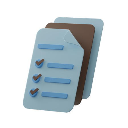 Tarea empresarial  3D Icon