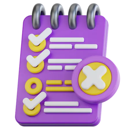 Tarea no encontrada  3D Icon