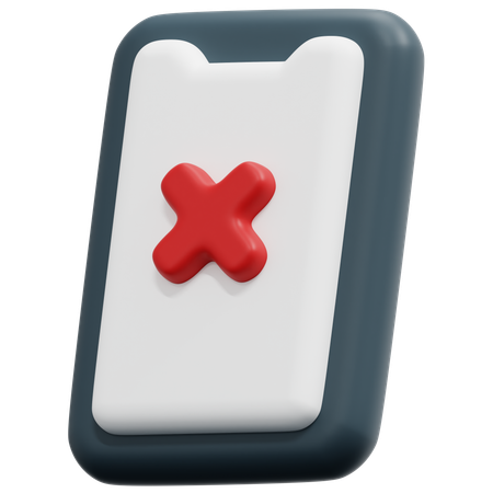 Tarea rechazada  3D Icon