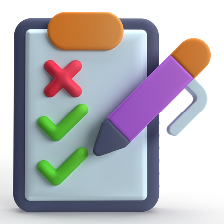 Tarefa  3D Icon