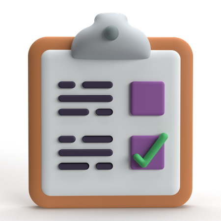 Tarefa  3D Icon