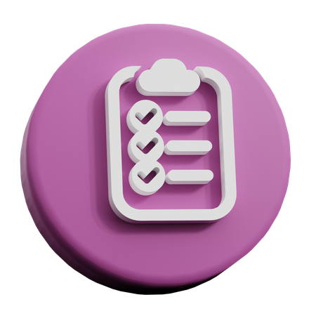 Tarefa  3D Icon