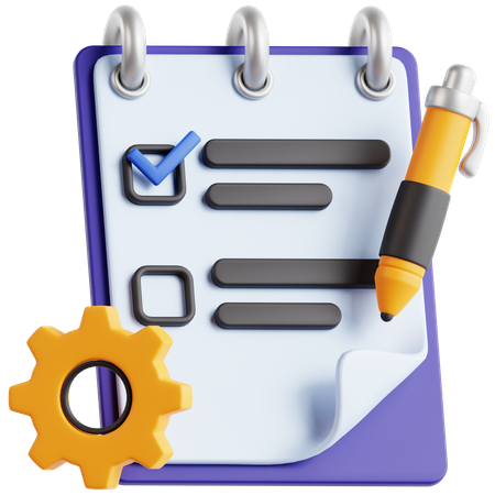 Tarefa  3D Icon