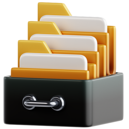 Tarefa de arquivamento  3D Icon