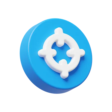 目標  3D Icon