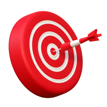 Investment Success Target Finance Icon 3 D Illustration 3D Icon