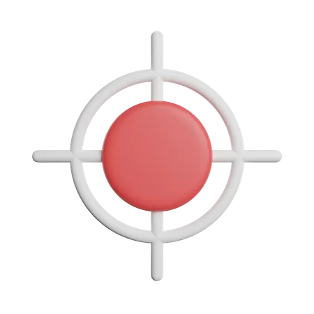 Target Pin Location Map 3D Icon