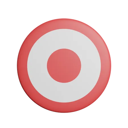 Target Pin Location Map 3D Icon