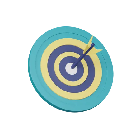 3 D Target Goal Strategy 3D Icon