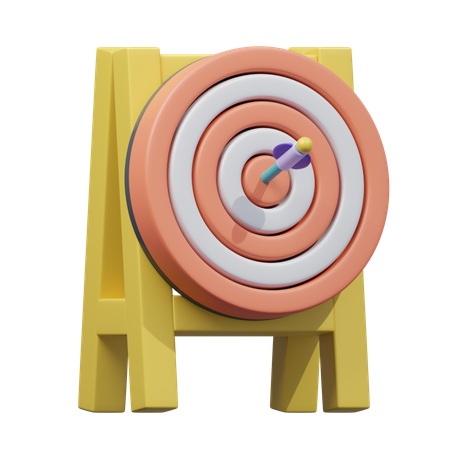 目標達成目標  3D Icon