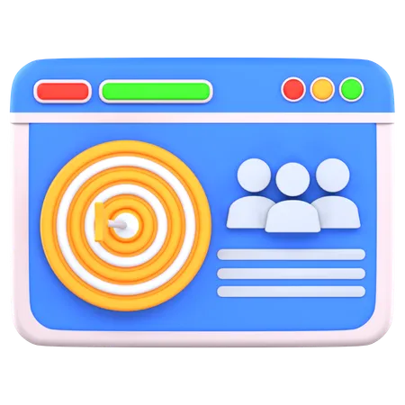 Target analysis  3D Icon