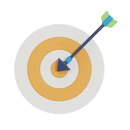 Target and Arrow  3D Icon