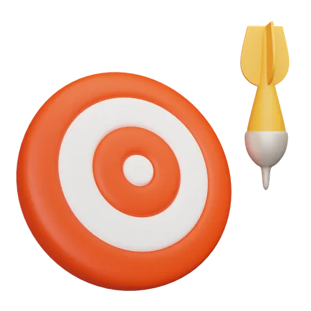 Target And Dart  3D Icon