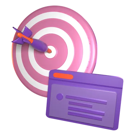 Target And Payment  3D Icon