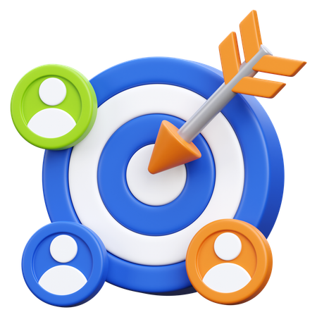 Target Audience  3D Icon