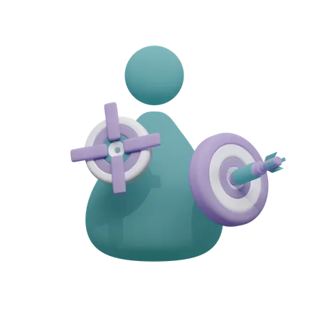 대상 고객  3D Icon