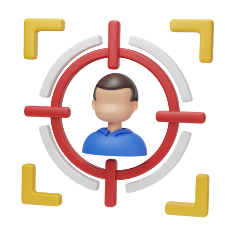 Target Audience  3D Icon