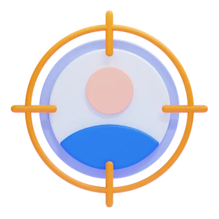 Target Audience  3D Icon