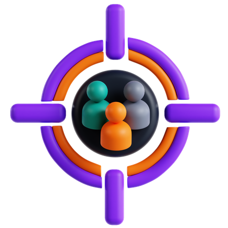 Target Audience  3D Icon