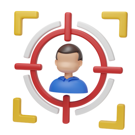 Target Audience  3D Icon