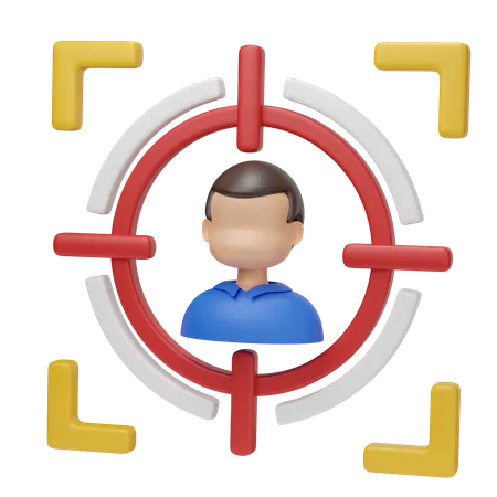 Target Audience  3D Icon