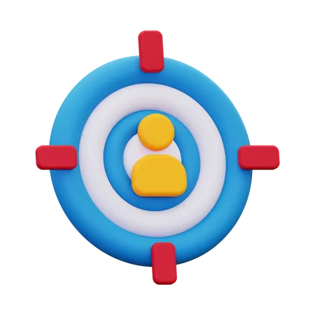 Target Audience  3D Icon