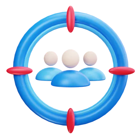 Target Audience  3D Icon