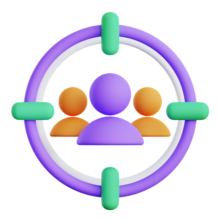 Target Audience  3D Icon