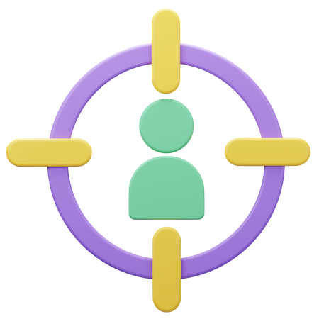 Target Audience  3D Icon