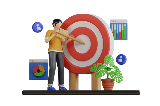 Target Audience  3D Icon