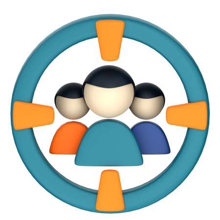 Target Audience  3D Icon